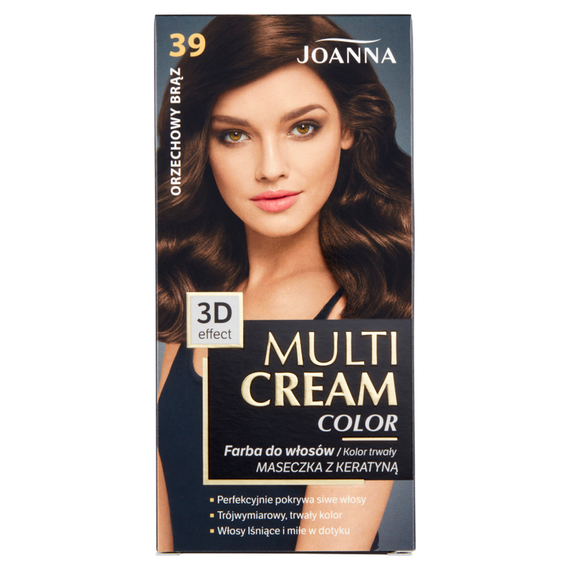 Joanna Multi Cream Color Haarfärbemittel Nussbraun 39