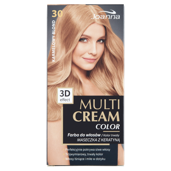 Joanna Multi Cream Color Haarfärbemittel karamellblond 30