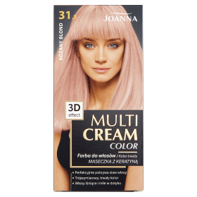 Joanna Multi Cream Metallic Color Farba do włosów różany blond 31,5