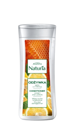 Joanna Naturia Conditioner mit Honig und Zitrone, um zu trocknen und strapaziertes Haar 200g