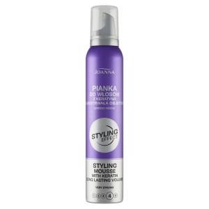 Joanna Styling Pianka do włosów z keratyną b.mocna 150 ml