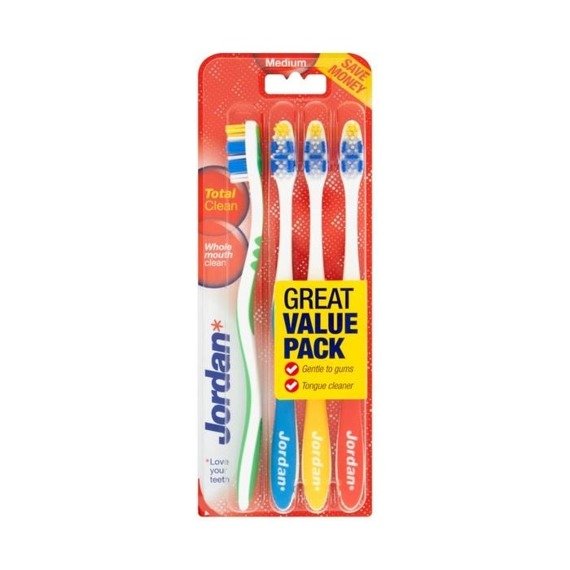 Jordan Total Clean Zahnbürste durchschnittlich 4 Stück