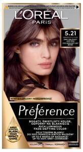 LOREAL Preference Haarfarbe 5.21 Kalt schillerndes Hellbraun