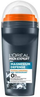L'Oréal Men Expert Magnesium Defense roll-on hipoalergiczny dezodorant w kulce 50ml