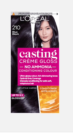 L'Oréal Paris Casting Crème Gloss Haarfarbe 210 Granatapfel Schwarz 
