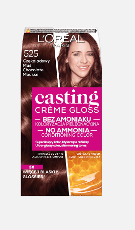 L'Oréal Paris Casting Crème Gloss Haarfarbe 525  Chocolate Mousse