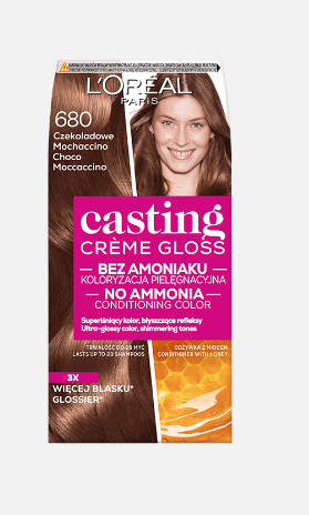 L'Oreal Paris Casting Crème Gloss Haarfarbe  680 Chocolat Moccaccino