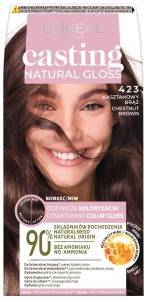 L'Oréal Paris Casting Natural Gloss Krem koloryzujący 423 Kasztanowy Brąz\ chestnut brown