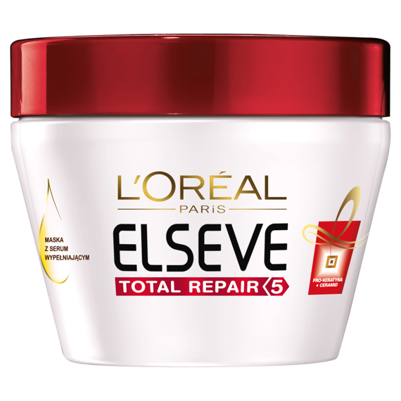 L'Oréal Paris Elsève Total Repair 5 Maske mit Serum Füllung 300ml