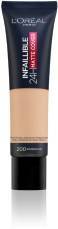 L'Oreal Paris Infallible 32H Matte Cover Foundation podkład matujący 200 Golden Sand 30ml