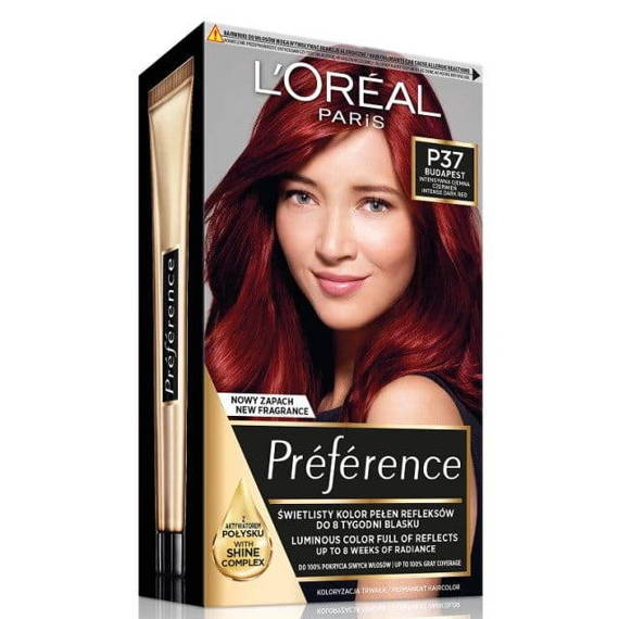 L'Oreal Préférence Farba do włosów 3.66t Intensywna Ciemna Czerwień