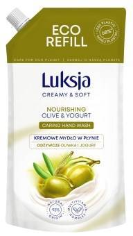 LUKSJA odżywcze mydło w płynie OLIWKA JOGURT ZAPAS 400 ml