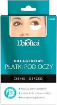 L'biotica płatki pod oczy redukcja cieni i obrzęków 3 pary