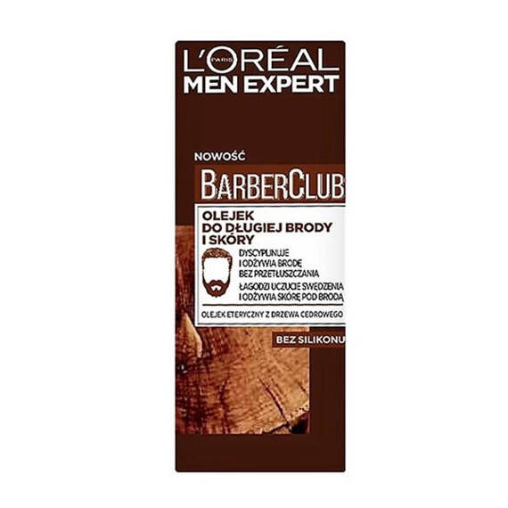 L'oreal Men Expert Barber Club olejek do długiej brody i skóry 30 ml