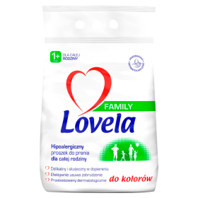 Lovela Family Hipoalergiczny proszek do prania do kolorów 2,1 kg (28 prań)