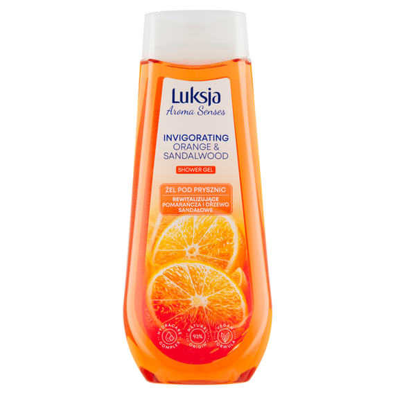 Luksja Aroma Senses Revitalisierendes Orangen- und Sandelholz-Duschgel 500 ml