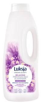 Luksja Creamy & Soft Cremige Badeflüssigkeit mit entspannenden wertvollen Lavendelölen 1,5 l