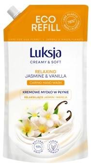 Luksja Creamy & Soft Cremige Flüssigseife mit entspannendem Jasmin und Vanille, 900 ml