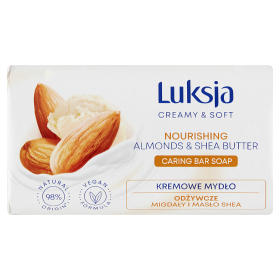 Luksja Creamy & Soft nährende Cremeseife Mandel & Sheabutter 90 g