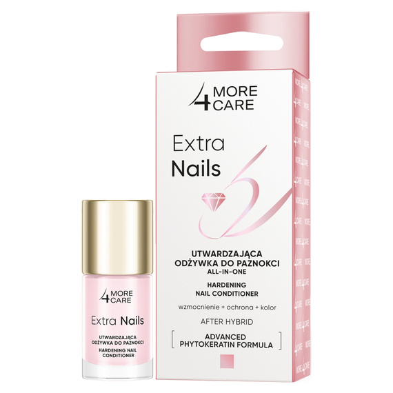 MORE4CARE Extra Nails Utwardzająca odżywka do paznokci 10 ml