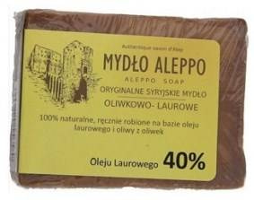 MYDLO W KOSTCE 180G ALEPPO 40% OLEJU LAUROWEGO