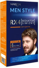 Marion Men Style RX4 109 Szatyn 4 stopniowy reduktor siwizny 4 x 15ml