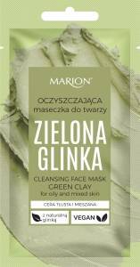 Marion, Oczyszczająca maseczka do twarzy, Zielona Glinka, 8 ml