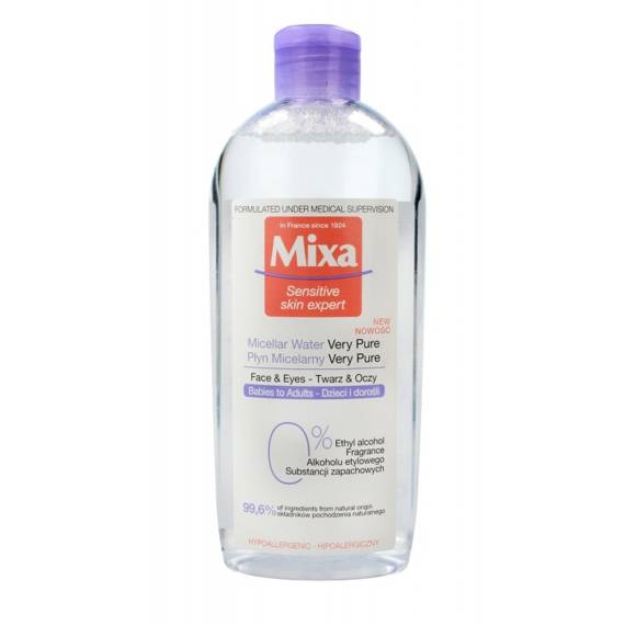 Mixa Płyn Micelarny Very Pure bez alkoholu 400 ml