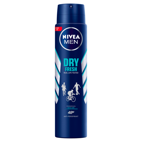 NIVEA MEN Dry Fresh Antyperspirant w aerozolu 250 ml