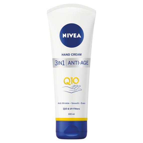 NIVEA Q10 3in1 Anti-Age Care Przeciwzmarszczkowy krem do rąk 100 ml