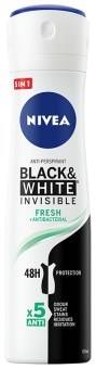 Nivea Black&White Invisible Fresh Antyperspirant Spray 150 ml