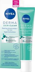 Nivea Derma Skin Clear Peeling złuszczający na noc 40 ml