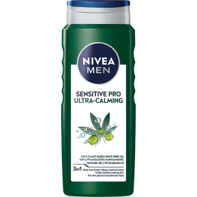 Nivea MEN Sensitive PRO Żel pod prysznic Ultra-łagodzący 500 ml olej z konopii
