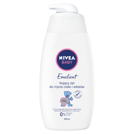 Nivea NIVEA Baby Pure & Sensitive Emilient beruhigende Körper zu waschen und Haar 500ml