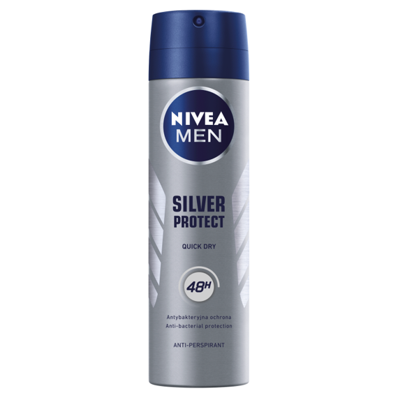 Nivea Nivea Men Silver Protect Dynamic Power 48 h Anti-Transpirant Spray 150ml