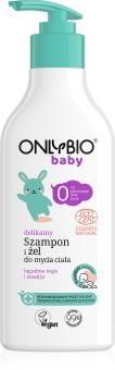 ONLYBIO Baby delikatny szampon i żel do mycia ciała od 1. dnia życia 300 ml