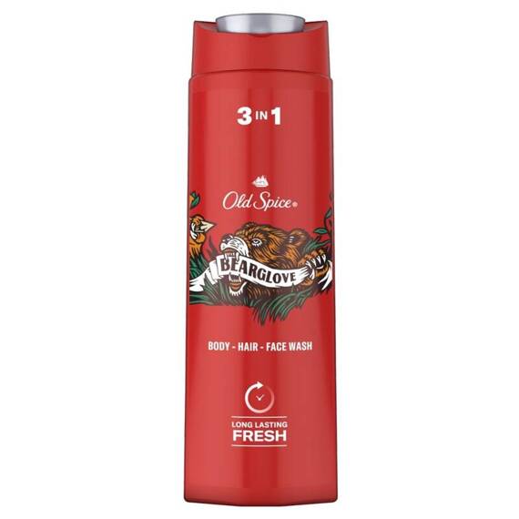 Old Spice Bearglove Żel pod prysznic i szampon dla mężczyzn 400 ml