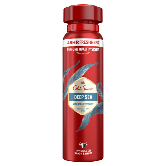 Old Spice Deep Sea Deodorant Spray für Männer, 150 ml, 48 Stunden Frische, 0 % Aluminium