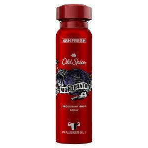 Old Spice Night Panther Deodorant Spray für Männer, 150 ml, 48 Stunden Frische, 0 % Aluminium