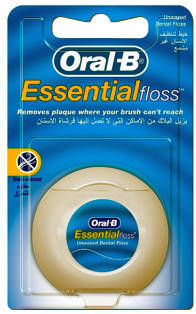 Oral-B Wesentliche Floss Zahnseide gewachst mint 50 m