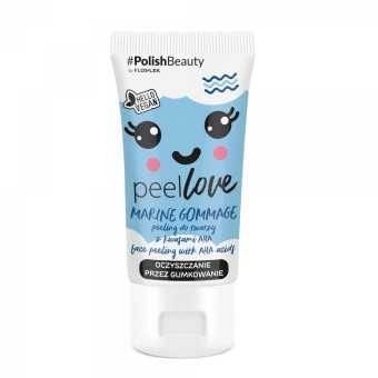 PEELLOVE MARINE GOMMAGE peeling do twarzy z kwasami AHA 75 ml - Floslek