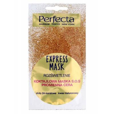 PERFECTA EXPRESS MASK KOKTAJLOWA MASKA S.O.S ROZŚWIETLAJĄCA 8ML