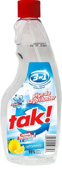 PŁYN DO SZYB ZAPAS 500ML LEMON