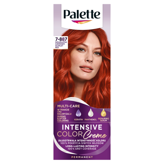 Palette Intensive Color Creme Creme-Haarfärbemittel 7-887 (RV6) Scharlachrot