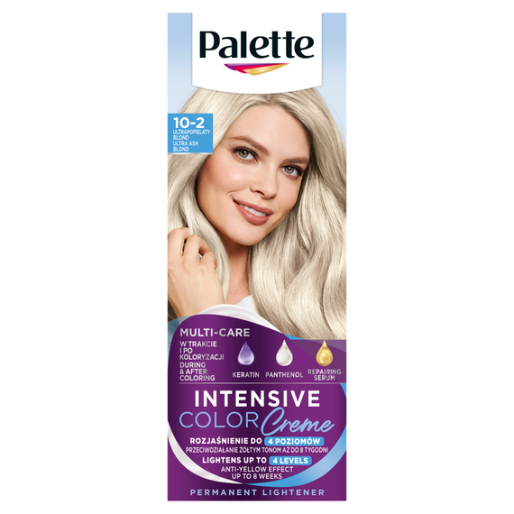 Palette Intensive Color Creme Haarfärbemittel in Cremeaufheller 10-2 (A10) Ultra-Aschblond