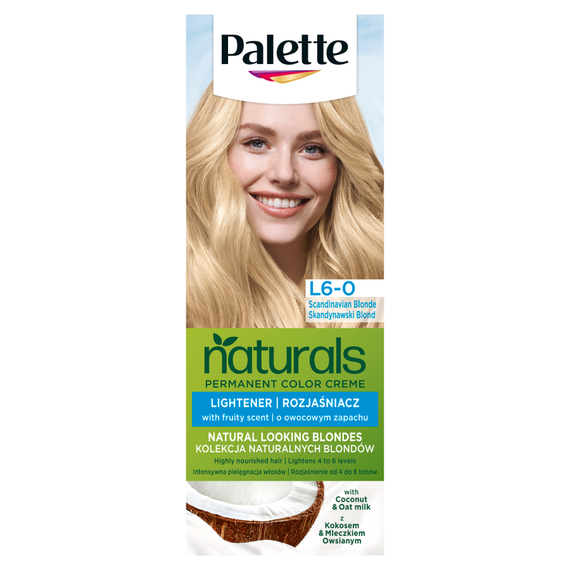 Palette Permanent Naturals Color Creme Permanente Haarfarbe L6-0 Skandinavisches Blond