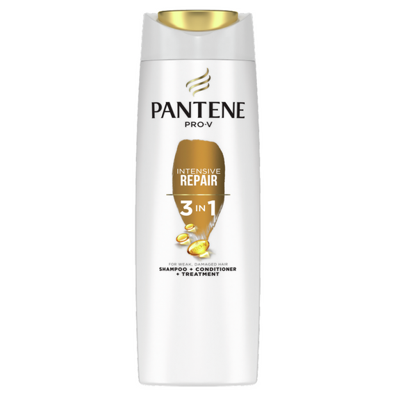 Pantene Pro-V Intensive Regeneration 3 in 1 Shampoo für strapaziertes Haar, 360 ml