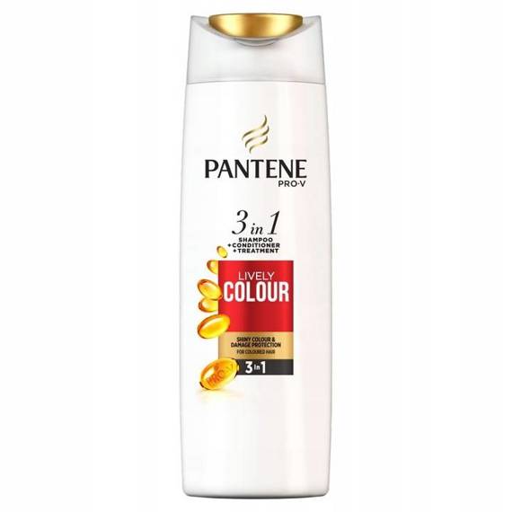 Pantene Pro-V Lśniący Kolor 3w1 Szampon do włosów farbowanych 360ml