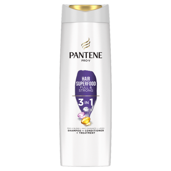 Pantene Pro-V Superfood 3 In 1 Shampoo+ Spülung+ Kur, 360 ml