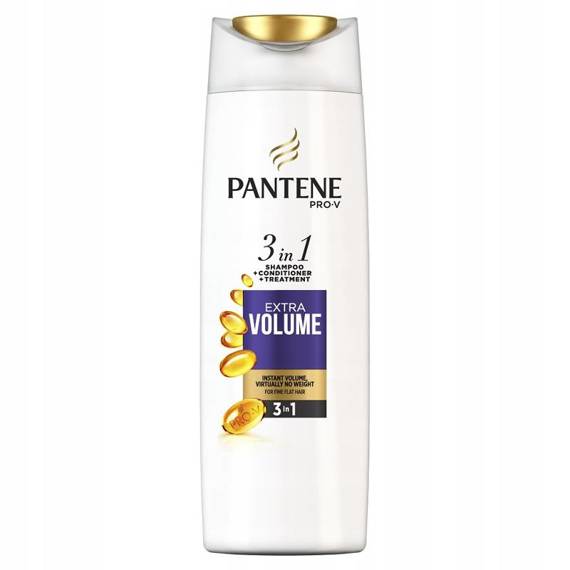 Pantene Pro-V Większa objętość 3 w 1 Szampon do włosów pozbawionych objętości, 360 ml